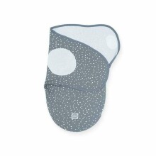 Jollein Wrapper Spickle Grey Art.047-547-66002 Puuvillane mähe mugavaks magamiseks, vahetades 3,2 kg-lt 6,4 kg