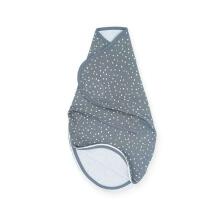 Jollein Wrapper Spickle Grey Art.047-547-66002 Kokvilnas ietināšanas autiņš no 3,2 kg līdz 6,4 kg.