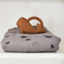 Jollein Teether Rubber Art.101-001-00092 Caramel Kožamā rotaļlieta