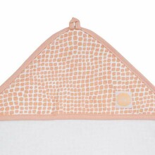 Jollein Bathcape  Art.534-836-65344 Pale Pink    Детское полотенце с капюшоном 75x75см