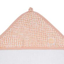 La bebe™ Bathcape  Art.534-836-65344 Pale Pink    Детское полотенце с капюшоном 75x75см