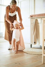 La bebe™ Bathcape  Art.534-836-65344 Pale Pink    Детское полотенце с капюшоном 75x75см