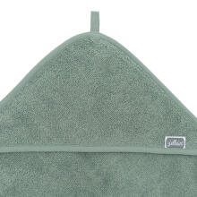 Jollein Bathcape  Art.534-514-00095 Ash Green   Детское полотенце с капюшоном 75x75см