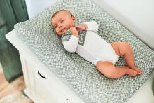 Jollein Bandana Bib  Art.029-867-65350 Ash Green  Детский хлопковый слюнявчик - платочек (2 шт.)