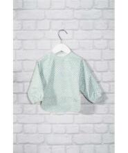 Jollein Waterproof Bib  Art.029-869-65345 Ash Green  Bērnu lacīte / priekšautiņš  ūdensnecaurlaidīgs ar piedurknēm