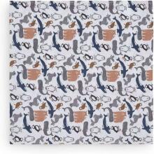 Jollein Muslin Polar Art.535-852-65349 - Высококачественная муслиновая пелёнка из бамбука, 2 шт. (115x115 см)