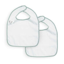 Jollein  Bib Waterproof Art.029-864-65345 Soft Green  Детский слюнявчик водонепроницаемый,2 шт