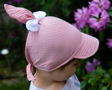 Baby Love Muslin Headband Art.132736 Violet  Bērnu augstākās kvalitātes muslina cepure-lakatiņš