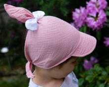 Baby Love Muslin Headband Art.132736 Violet  Детская муслиновая  шапка-косынка/платочек