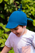 Baby Love Muslin Headband Art.132738 Turquoise  Детская муслиновая  шапка-косынка/платочек