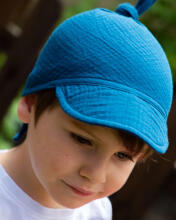 Baby Love Muslin Headband Art.132738 Turquoise  Детская муслиновая  шапка-косынка/платочек