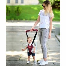 Lorelli  Safety Harness Step By Step Art.10010140001 Dark Red Поводок-ремень  безопасности для детской ходьбы