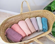 La bebe™ Muslin Blanket Art.132864 Mint