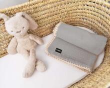 La bebe™ Muslin Blanket Art.132868 Grey