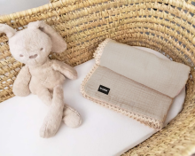 La bebe™ Muslin Blanket Art.132868 Grey