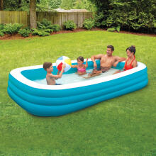 BESTWAY zils ģimenes baseins Deluxe Family, 305x183x56cm, 54009B