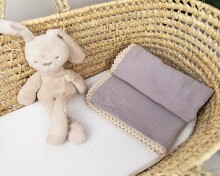 La bebe™ Muslin Blanket Art.132914 Violet Высококачественное  муслиновое одеялко/пледик 70x100см