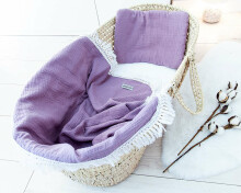 Baby Love Muslin Blanket Art.132919 Violet Bērnu augstākās kvalitātes muslina sedziņa/plēdiņš