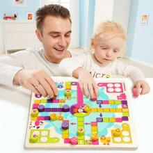Top Bright Family Game Art.120341TB  Jautrās saimniecības šaha spēle