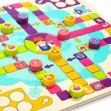 Top Bright Family Game Art.120341TB  Jautrās saimniecības šaha spēle