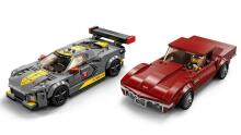 76903 LEGO® Speed Champions Chevrolet Corvette C8.R Race Car un 1968 Chevrolet Corvette