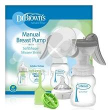 Dr.Browns  Manual Breast Pump Art.BF102 Komplekts Manuālais piena pumpis / laktators