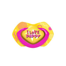 CANPOL BABIES silikona māneklītis, simetrisks NEON LOVE, 6-18m, 2 gab, 22/653_pin