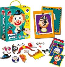 Roter Käfer Magnetic Game Funny Faces Art.133353 Magnētiska spēle Modes dizaineri (Vladi Toys)