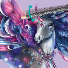 NEBULOUS STARS radošā krāsošanas grāmata Fantasy Horses, 11371