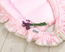 La Bebe™ Babynest Art.133391 Pink Ligzdiņa - kokons jaundzimušajiem