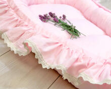 La Bebe™ Babynest Art.133391 Pink Ligzdiņa - kokons jaundzimušajiem