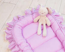 La Bebe™ Babynest Art.133392 Violet Ligzdiņa - kokons jaundzimušajiem