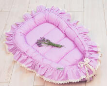 La Bebe™ Babynest Art.133392 Violet Ligzdiņa - kokons jaundzimušajiem