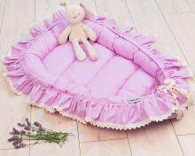 La Bebe™ Babynest Art.133392 Violet Ligzdiņa - kokons jaundzimušajiem