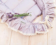 La Bebe™ Babynest Art.133393 Grey Ligzdiņa - kokons jaundzimušajiem