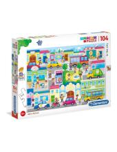 Clementoni Puzzle City Art.27114 Puzle  ,104gab