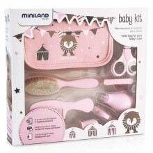Miniland Baby Kit  Art.133464 PInk   Vaikų priežiūros higienos rinkinys 0+