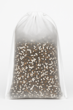 La Bebe™ Light Refill 8 L Art.133591 Filling for poufs and bean bags (DIY)  — mixture of polystyrene beads and buckwheat hulls