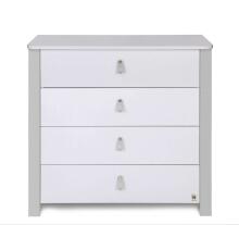 YappyKids Etude Art.133670 Sky Grey Детский комод с пеленальной поверхностью