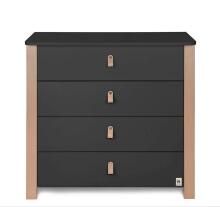 YappyKids Etude Art.133672 Anthracite Bērnu kumode ar pārtinamu virsmu