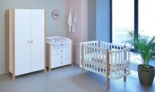 YappyKids Etude Art.133672 Anthracite Bērnu kumode ar pārtinamu virsmu