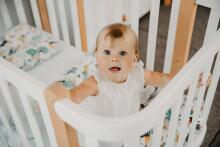 YappyKids Etude Art.133674 White  Детская деревянная кроватка