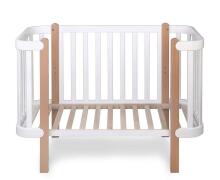 YappyKids Etude Art.133674 White  Детская деревянная кроватка