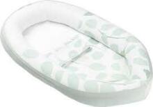 Doomoo Baby Cocoon Art.246928 Leaves Aqua Green Гнездышко – кокон для новорожденных Babynest