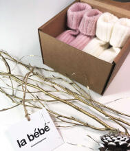 La bebe™ Wool Angora Socks Art.134227 Cloud  Детские шерстяные носочки