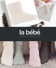 La bebe™ Wool Angora Socks Art.134227 Cloud  Детские шерстяные носочки