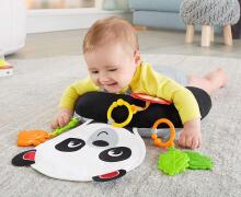 Fisher Price Hug & Play Tummy Wedge  Art.FXB99  Развивающая подушка Панда