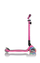 Globber Go Up Deluxe Lights Art.646-106 Deep Pink skrejritenis ar LED gaismiņam 4 vienā