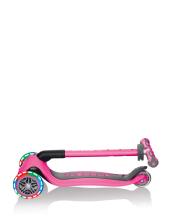 Globber Go Up Deluxe Lights Art.646-106 Deep Pink skrejritenis ar LED gaismiņam 4 vienā