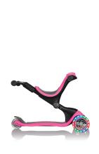 Globber Go Up Deluxe Lights Art.646-106 Deep Pink skrejritenis ar LED gaismiņam 4 vienā